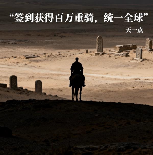 签到获得百万重骑，统一全球